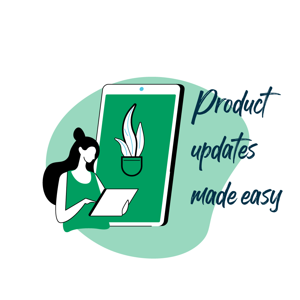 adding and updating product pages